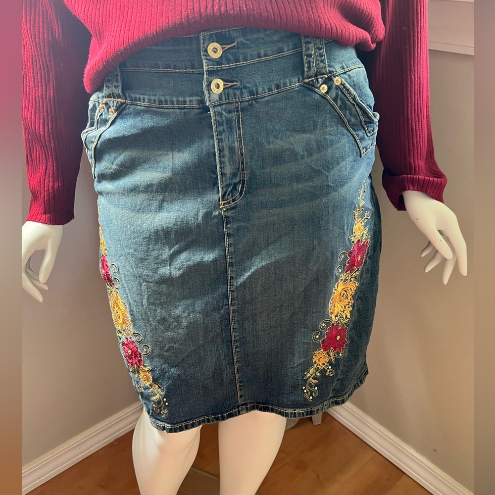 Baby Phat denim skirt